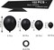Black Balloons,102pcs Black Balloon Garland Arch Kit 18 12 10 5 Inch Different Sizes Latex Party Balloons Pack for Birthday Party Graduation Baby Shower Wedding Decorations